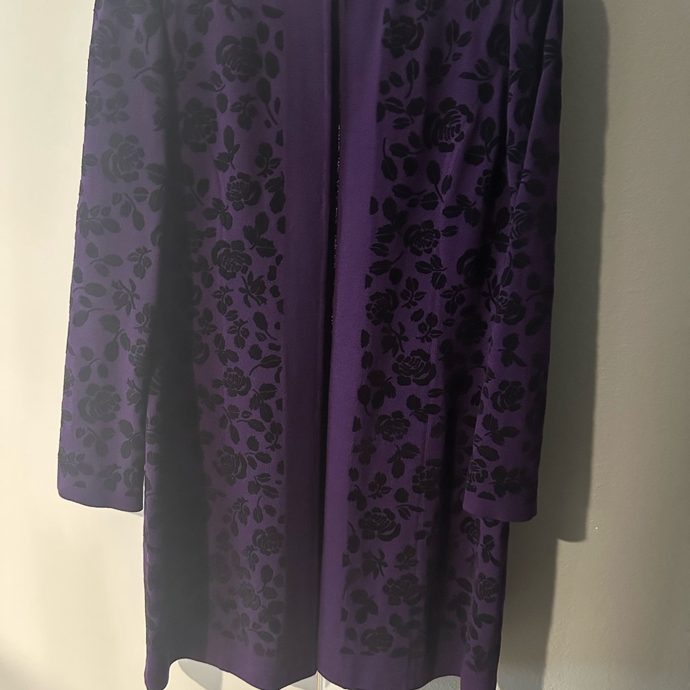 St. John Purple and Black Ombré Blazer - Picture 7 of 7